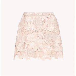 Red Valentino Floral Macramé Shorts